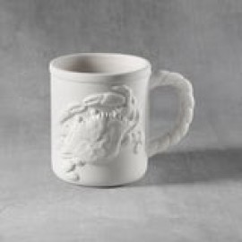 Ceramic Bisque Crabby Mug Ceramic Bisque Crabby Mug